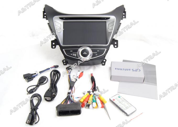Control androide TV del volante de la navegación GPS del coche del reproductor de DVD del OS Elantra Hyundai