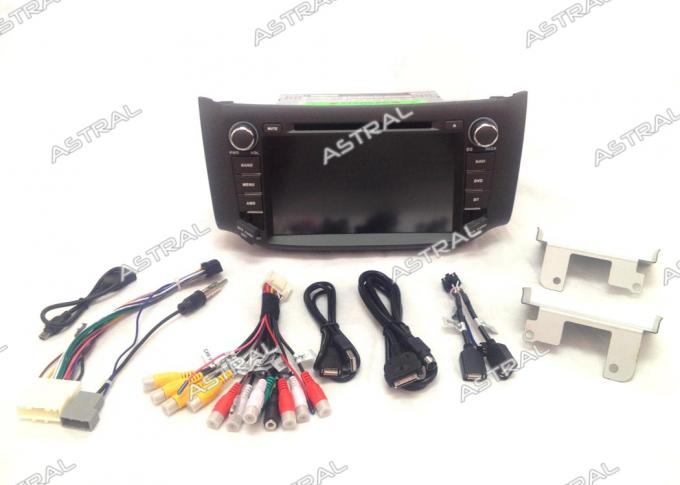 Reproductor de DVD SWC RDS iPod TV del azulejo de Nissan Sylphy del sistema de navegación GPS del coche de la pantalla táctil