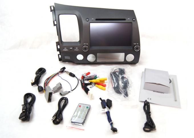 Zona dual BT TV iPod 3G WIFI del lado izquierdo de Honda de navegación del sistema del reproductor de DVD androide cívico del OS