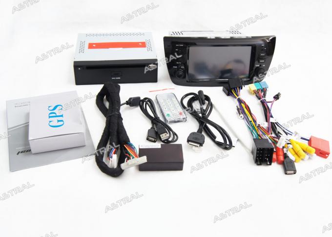 Reproductor de DVD androide del coche del sistema de navegación de la TV iPod 3G WIFI HD FIAT para Fiat Doblo