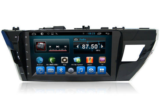 China Multimedias centrales Toyota Corolla del coche de la navegación GPS de TOYOTA de 10 pulgadas Asia 2014 proveedor