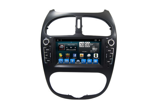 China Sistema de navegación de los Gps del receptor de radio de FM del coche de Android para Peugeot 206 proveedor