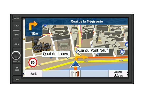 China 7 sistema de navegación GPS capacitivo del coche de la pantalla del ″ HD con búsqueda de la guía telefónica de Bluetooth  proveedor