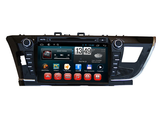 China Navegación GPS 2014/reproductor de DVD de Toyota Corolla de la pantalla táctil con iPod BT SWC TV proveedor