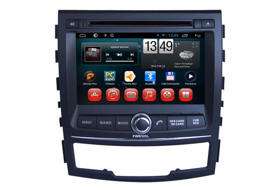 China Reproductor de DVD androide 3G WIFI SWC BT del sistema de navegación GPS del coche de Ssangyong Korando proveedor