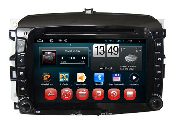 China DVD GPS Wifi Bluetooth Blue&amp;Me de iPod 3G del sistema de navegación de Fiat de la radio de coche 500 proveedor