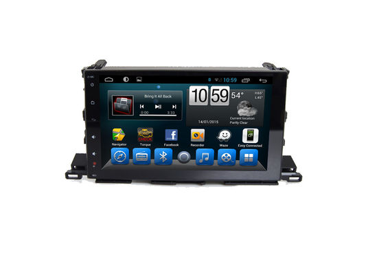 China Estéreo 10&quot; del coche reproductor de DVD con la navegación GPS androide del coche de Bluetooth para el montañés de Toyota proveedor