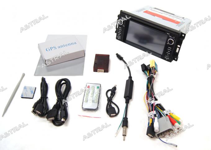 reproductor de DVD androide del sistema de navegación GPS del coche del viaje del calibre de 8GB Dodge con la radio/USB/MP3