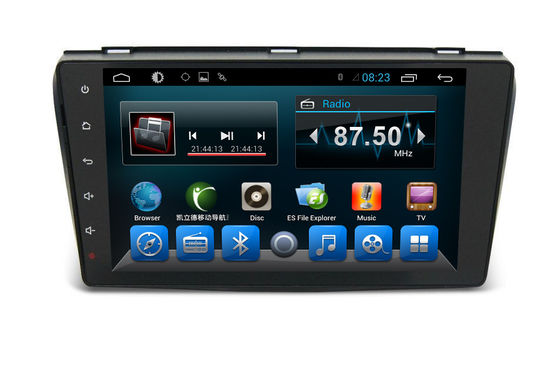 China Navegación doble Bluetooth, sistema de navegación del coche de las multimedias Mazda 3 2004-2009 del dinar de Android 6,0 proveedor